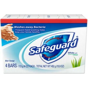 SAFEGUARD 12/4 PK 4 OZ WHITE W/ALOE