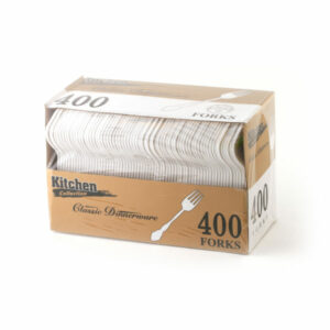 CUTLERY WHITE 10/400 FORK MED-K&C