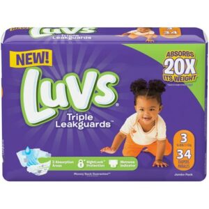 LUVS JUMBO #3 4/34