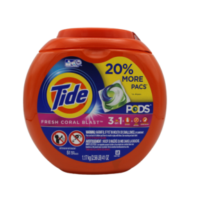 TIDE PODS 4/51 FRESH CORAL BURST BONUS-X